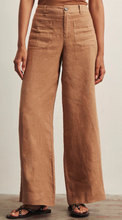 Load image into Gallery viewer, Linen Marine Wide Leg Pant in Toasted Coconut
