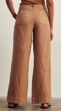 Load image into Gallery viewer, Linen Marine Wide Leg Pant in Toasted Coconut
