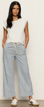 Load image into Gallery viewer, Lily Stripe Cropped Pant in Yacht Stripe
