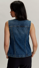 Load image into Gallery viewer, Maris Denim Vest in Wall Flower
