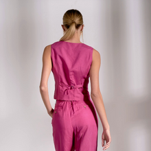 Load image into Gallery viewer, Halter Vest Top in Fuchsia
