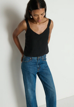 Load image into Gallery viewer, Annie V-Neck Top in Black
