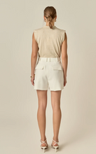 Load image into Gallery viewer, Off-White Pleated High Waisted Short
