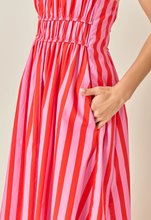 Load image into Gallery viewer, Striped Sleeveless Maxi Dress
