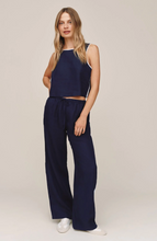 Load image into Gallery viewer, Sport Stripe Pant in Nautical Night
