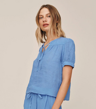 Load image into Gallery viewer, Flowy Pullover Top in Ocean Blue

