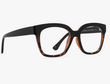 Load image into Gallery viewer, Ava Black Tortoise Blue Light Readers
