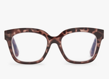 Load image into Gallery viewer, Ava Beige Tortoise Blue Light Readers
