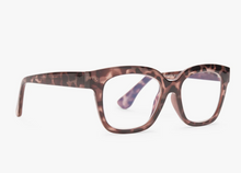Load image into Gallery viewer, Ava Beige Tortoise Blue Light Readers
