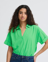 Load image into Gallery viewer, Collared Blouse in Greenbriar
