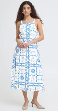 Load image into Gallery viewer, Day Dress in Blue Tile
