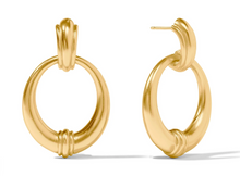 Load image into Gallery viewer, Portofino Doorknocker Earring in Gold
