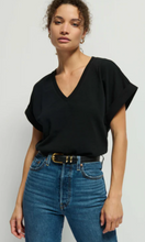 Load image into Gallery viewer, Stevie Cuffed V Neck Tee
