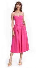 Load image into Gallery viewer, Hallie Pleated Cotton Day Dress
