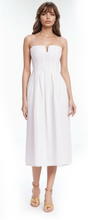 Load image into Gallery viewer, Hallie Pleated Cotton Day Dress
