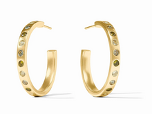 Load image into Gallery viewer, Rainbow Hoop in Jade
