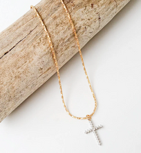 Load image into Gallery viewer, Petite Rope Chain with Cross
