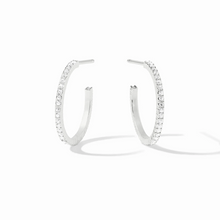 Load image into Gallery viewer, Windsor Hoop in Silver
