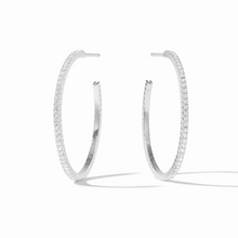 Load image into Gallery viewer, Windsor Hoop in Silver
