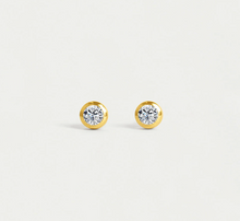 Load image into Gallery viewer, Round Birthstone Studs
