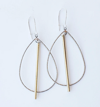 Load image into Gallery viewer, Petite Teardrop Hoop with Metal Spike
