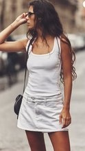 Load image into Gallery viewer, Galivanting Skort in Optic White
