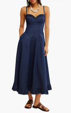 Load image into Gallery viewer, Another Season Midi Dress in Rinse Wash

