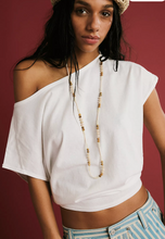 Load image into Gallery viewer, Peggy Tee in Clean Ivory
