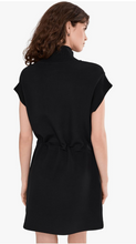 Load image into Gallery viewer, Avaya Half Zip Dress in Black
