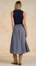 Load image into Gallery viewer, Elsie Maxi Dress in Blue Stripe
