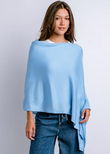 Load image into Gallery viewer, Eden II Poncho in Crystal Blue
