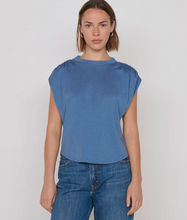 Load image into Gallery viewer, Frankie Muscle Tee in Bella Blue
