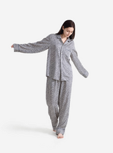Load image into Gallery viewer, Woven Lyocell Long PJ Set in Leopard
