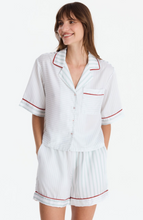 Load image into Gallery viewer, Mare Silky Short PJ Set in Misty Blue
