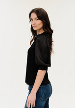 Load image into Gallery viewer, Grace Ribbed Top in Black
