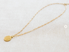 Load image into Gallery viewer, The Token of Love Necklace on Mini Paperclip Chain Small
