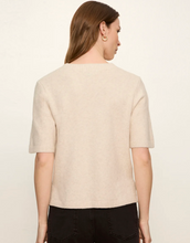 Load image into Gallery viewer, Perfect Sweater Tee in Heather Dark Bone
