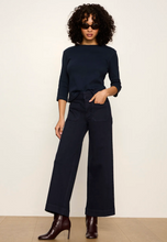Load image into Gallery viewer, Chelsea Wide Leg Pant in Navy
