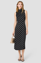 Load image into Gallery viewer, Ennis Satin Polka Dot Dress
