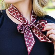 Load image into Gallery viewer, Maroon Skinny Scarf
