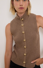 Load image into Gallery viewer, Ira Sweater Vest in Biscotti
