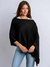 Load image into Gallery viewer, Eden II Poncho in Black
