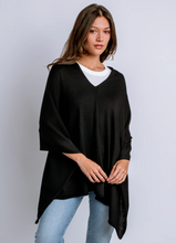 Load image into Gallery viewer, Eden II Poncho in Black
