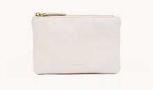 Load image into Gallery viewer, Viva Pouch in Calla Lily White/Brushed Gold
