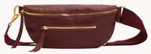 Load image into Gallery viewer, Charles Crossbody Med in Cherrywood Pebble/Brushed Gold
