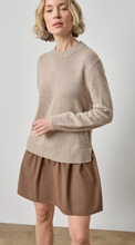 Load image into Gallery viewer, Short Combo Sweater Dress in Birch
