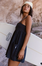 Load image into Gallery viewer, Hot Shot Strappy Romper in Black
