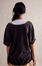 Load image into Gallery viewer, Nina V Tee in Black
