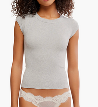 Load image into Gallery viewer, So Soft Seamless Baby Tee in Heather Grey
