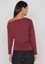 Load image into Gallery viewer, Pietra Off Shoulder Top in Truffle
